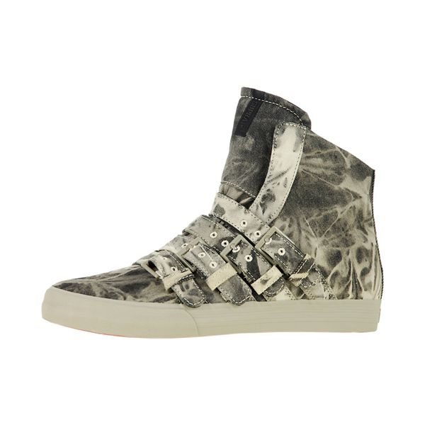 Supra Mens Strapped 2 High Top Shoes - Grey | Canada F9291-3S25